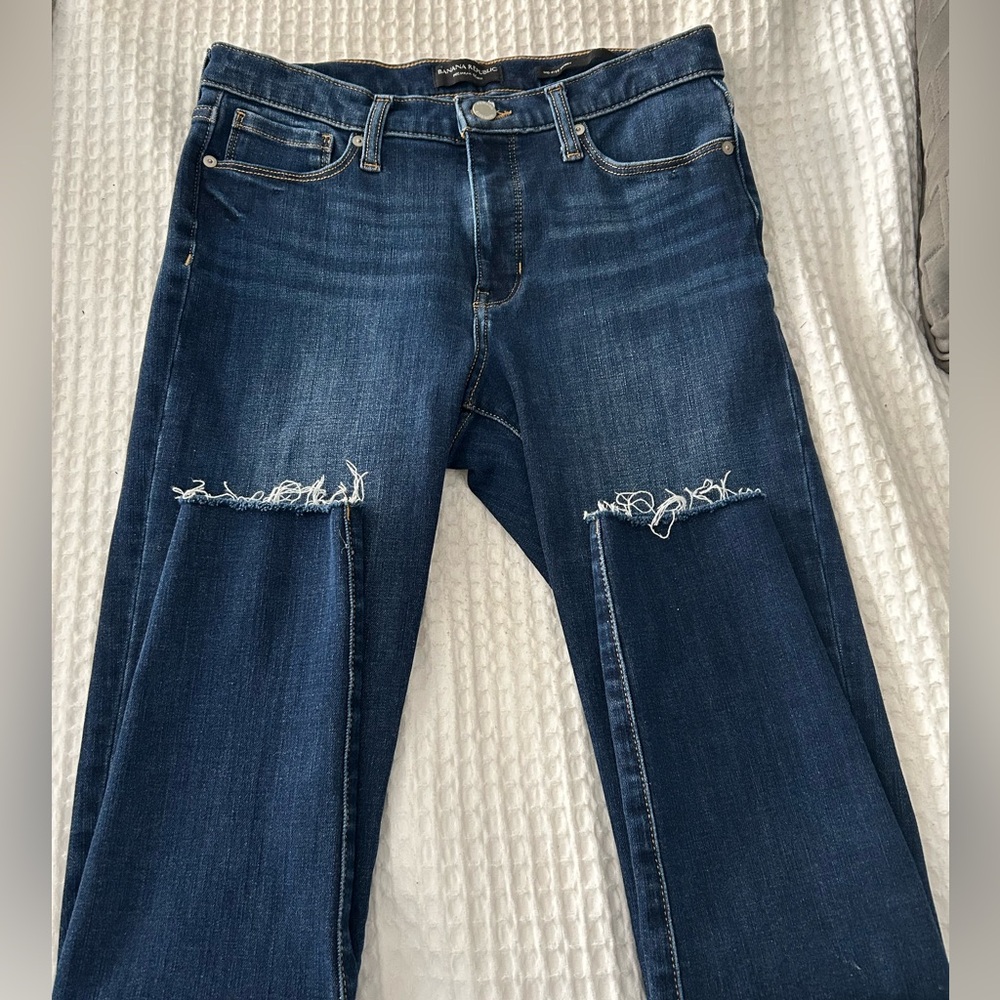 Banana Republic mid rise skinny jeans